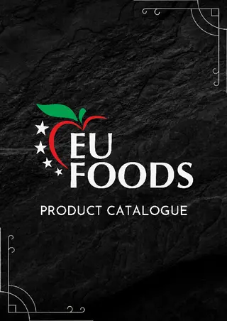 EU FOODS Catalogue 2026 cover