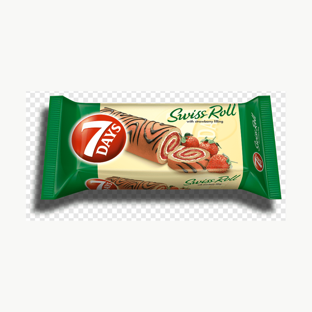 7 DAYS Swiss Roll Strawberry 200gr