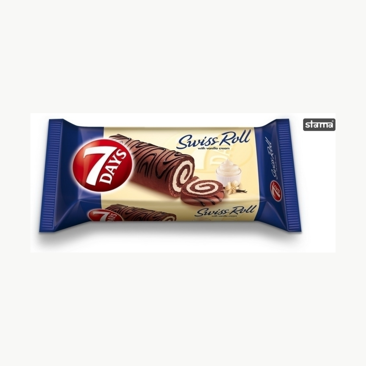 7 DAYS Swiss Roll Vanilla 200gr