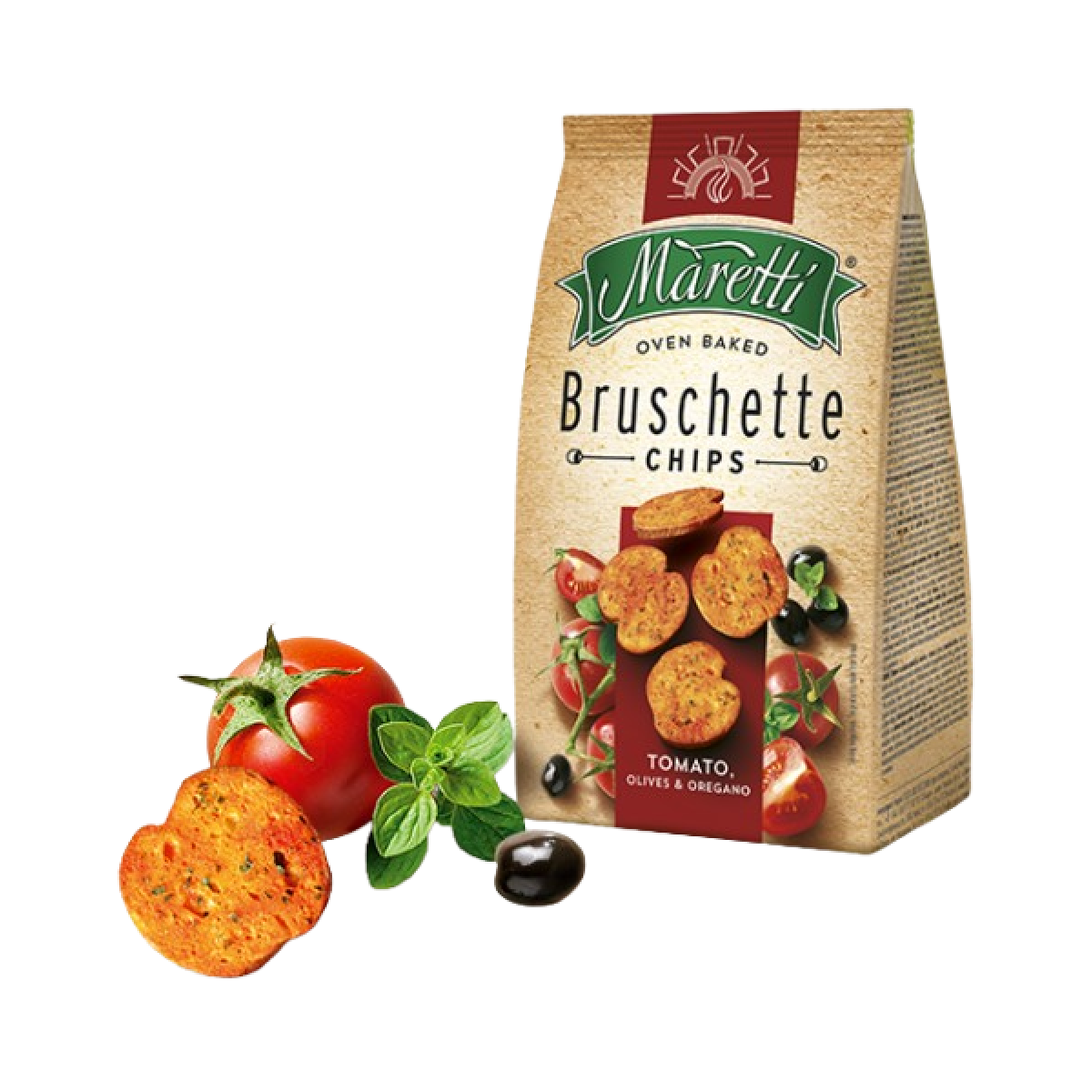 Bruschette Maretti Tomato,olives&oregano 70gr