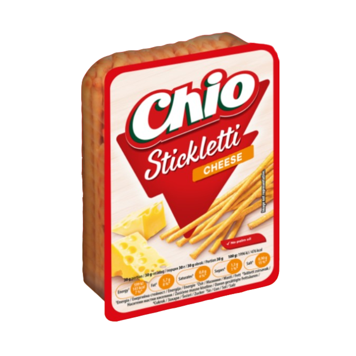 Chio Stickletti with cheese