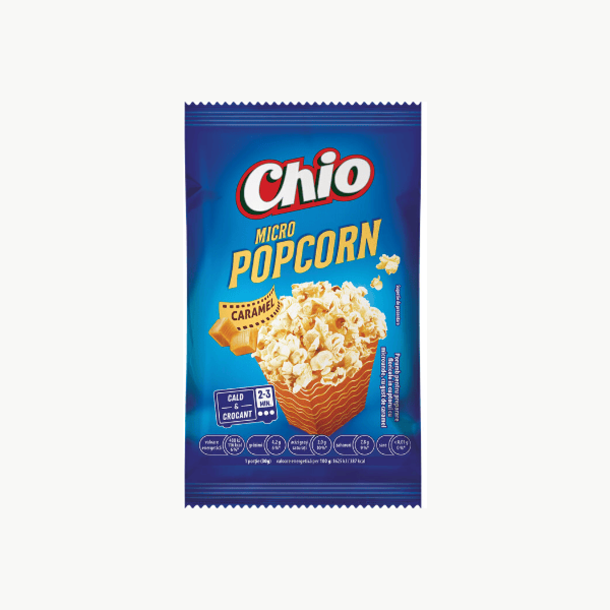 Chio popcorn with caramel