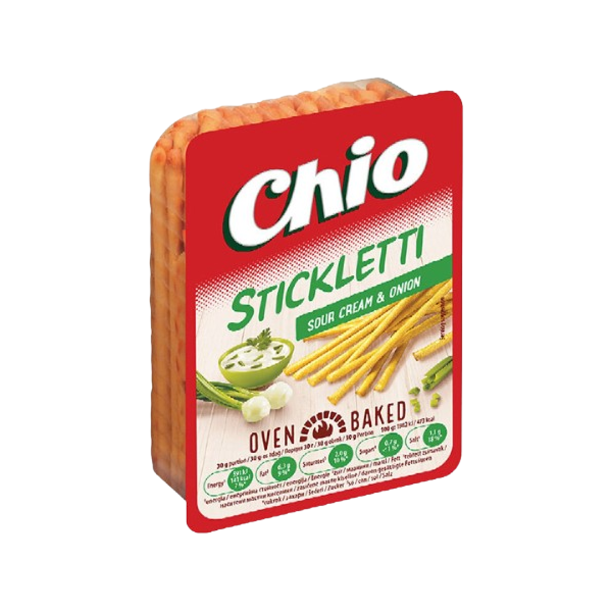 Chio Stickletti with Sour cream and onion
