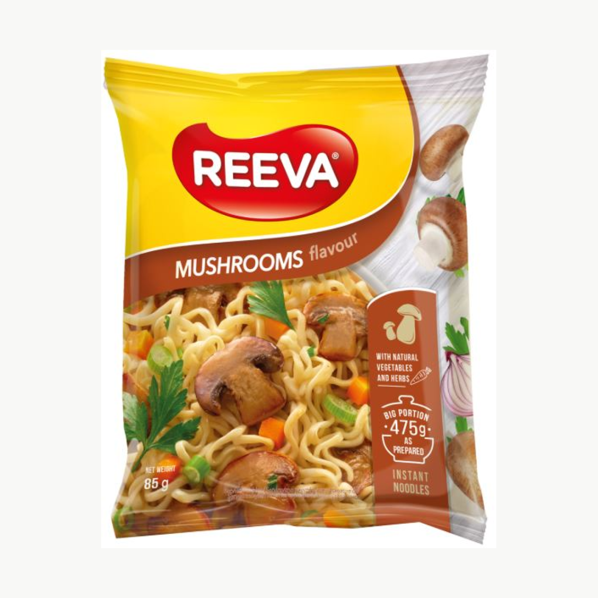 Reeva instant noodles exporter - Reeva Mushrooms 60gr