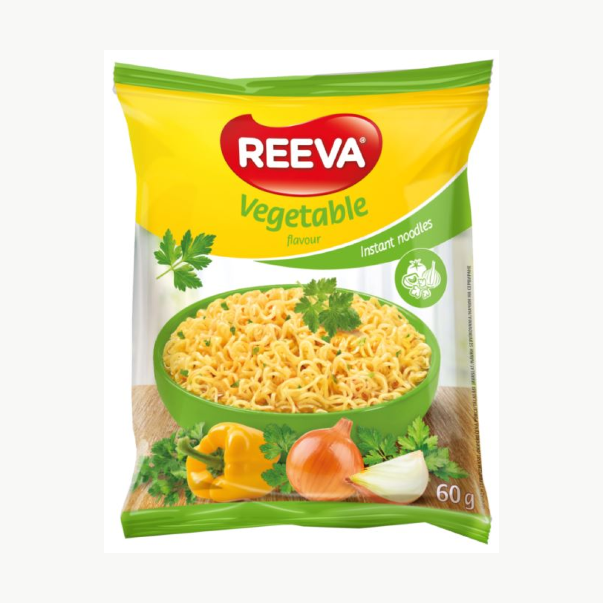 Reeva instant noodles exporter- Vegetable 60gr