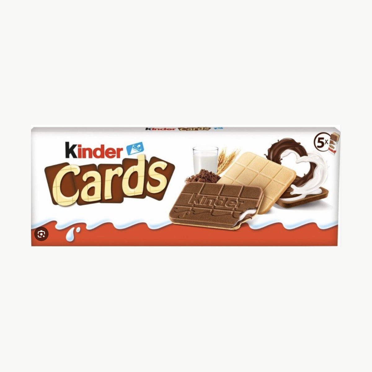 Kinder Cards T(2x5)x20 128gr