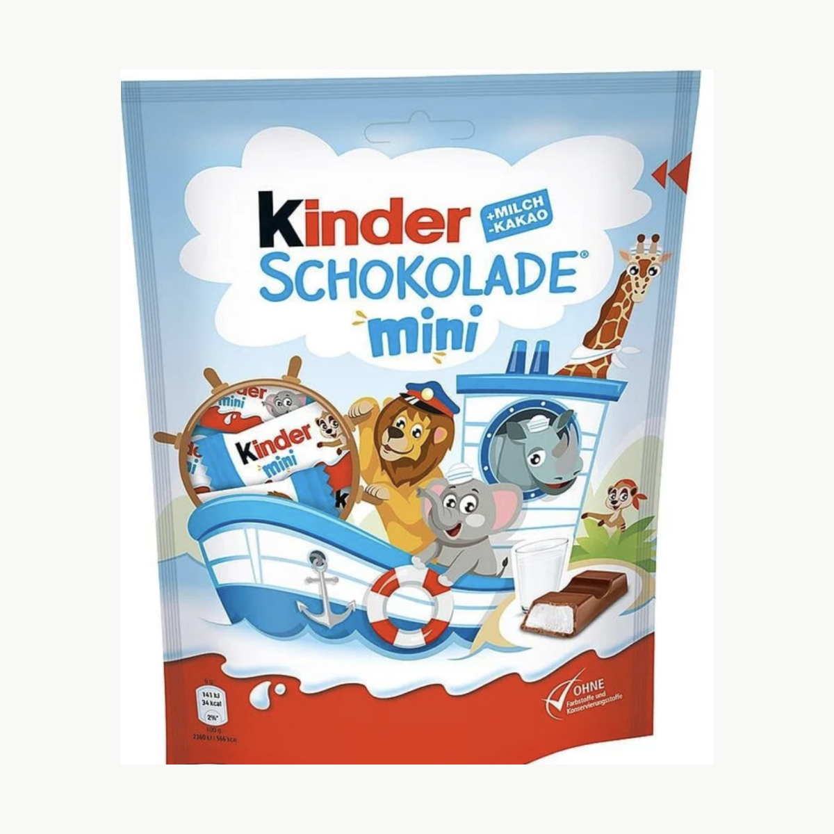 Kinder Chocolate Mini T20x16 108gr