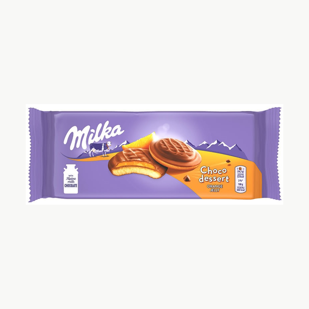 Milka choco jaffa orange