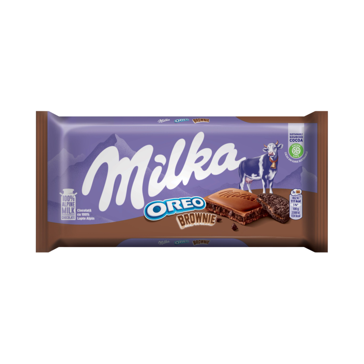 Milka Chocolate Oreo Brownie 100gr