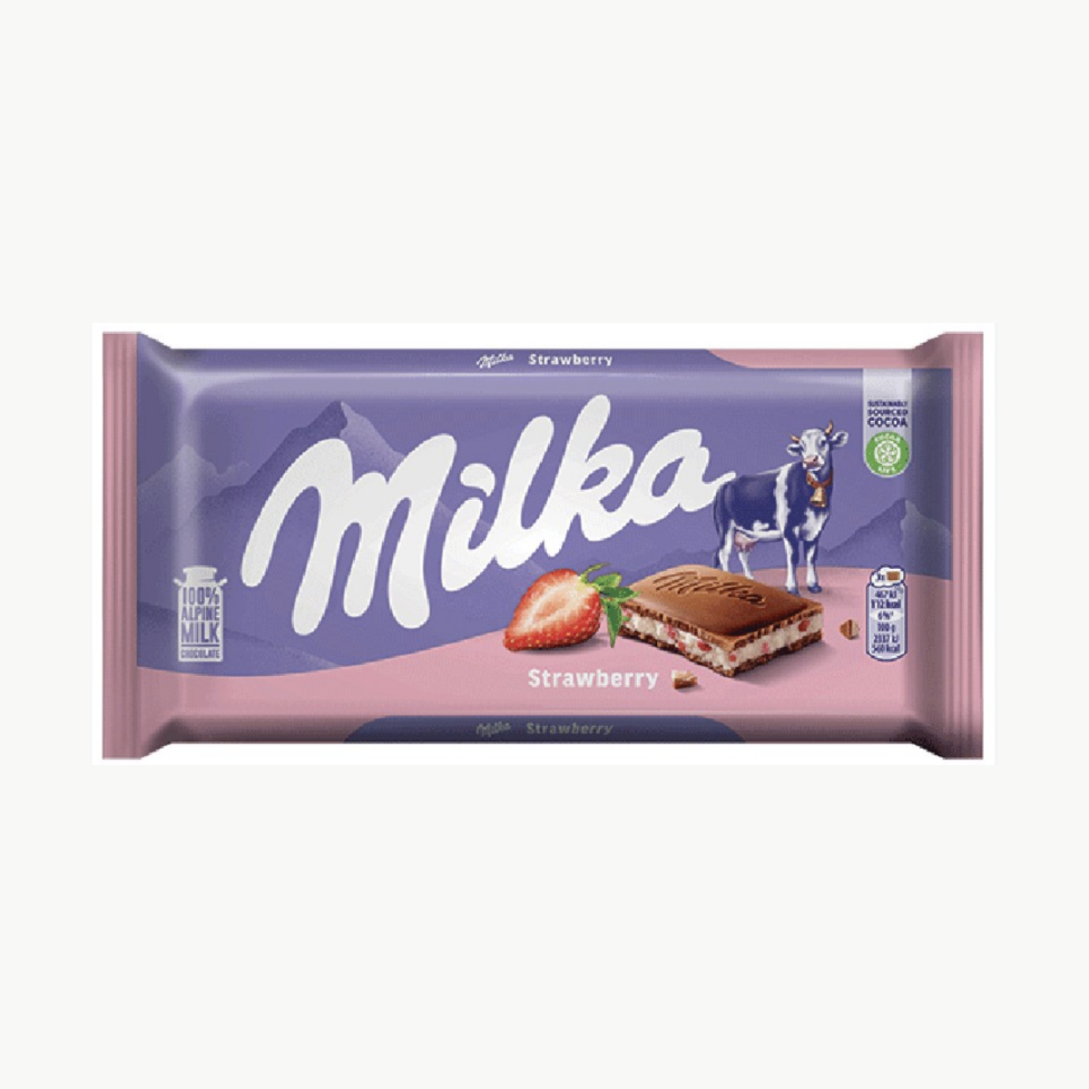 Milka Chocolate Strawberry 100gr