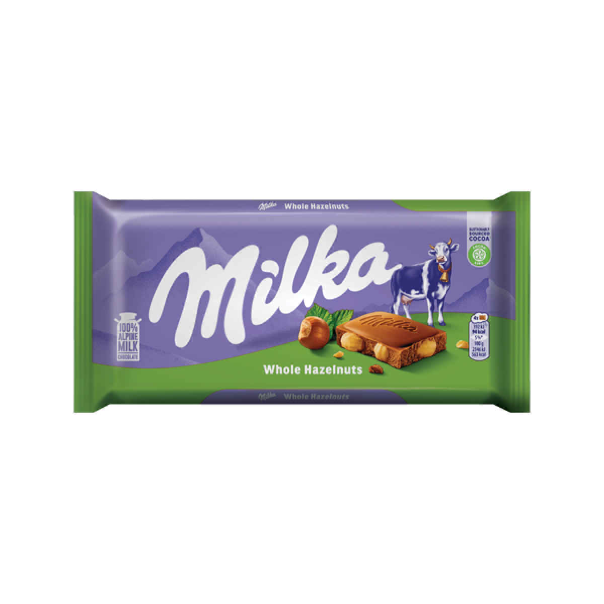 Milka whole hazelnuts