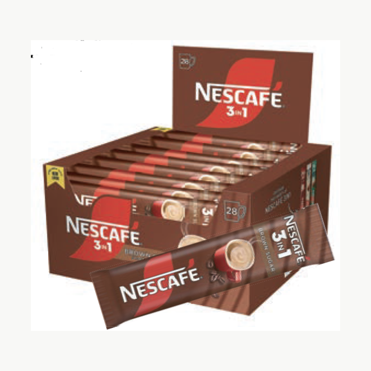 Nescafe 3in1 Brown Sugar 16,5gr*28