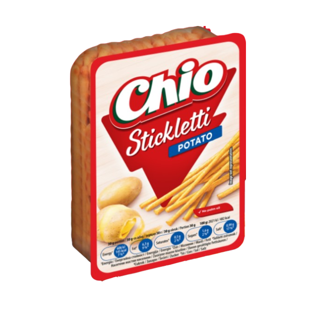 Chio Stickletti with potatoes