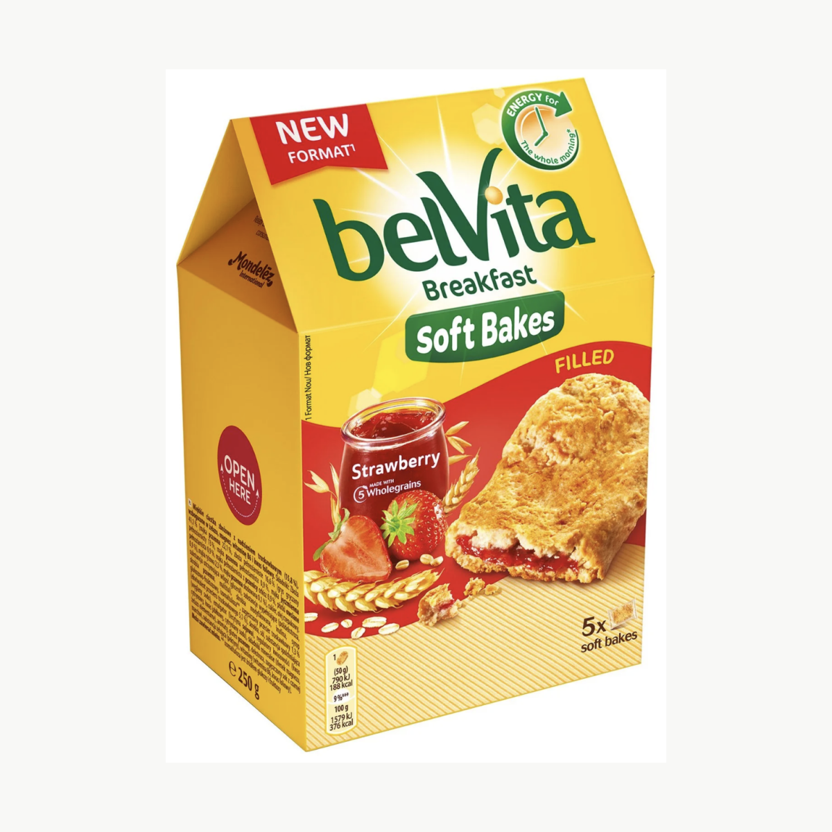 Belvita Soft Bakes 250 g Strawberry